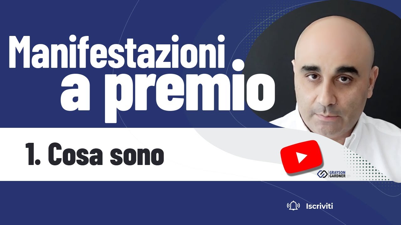 Cosa sono le Manifestazioni a Premio