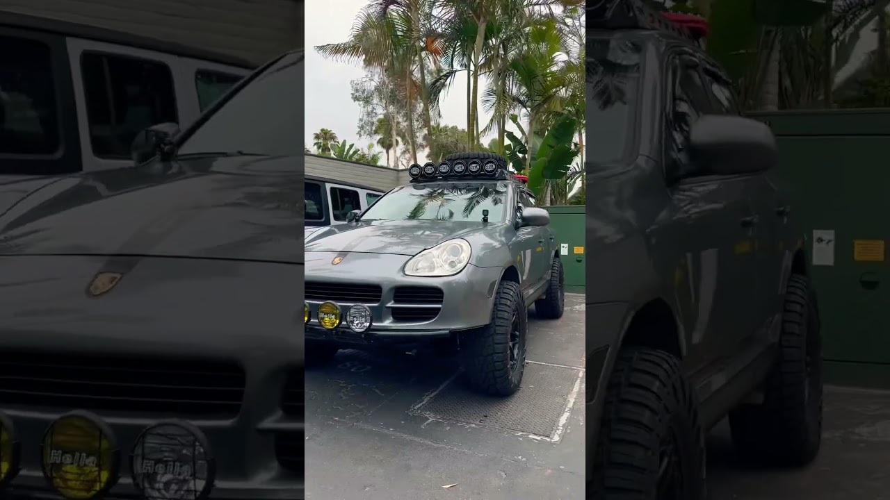 Saw this nice looking Porsche Cayenne overland off-road ready lifted #porsche #cayenne #offroad
