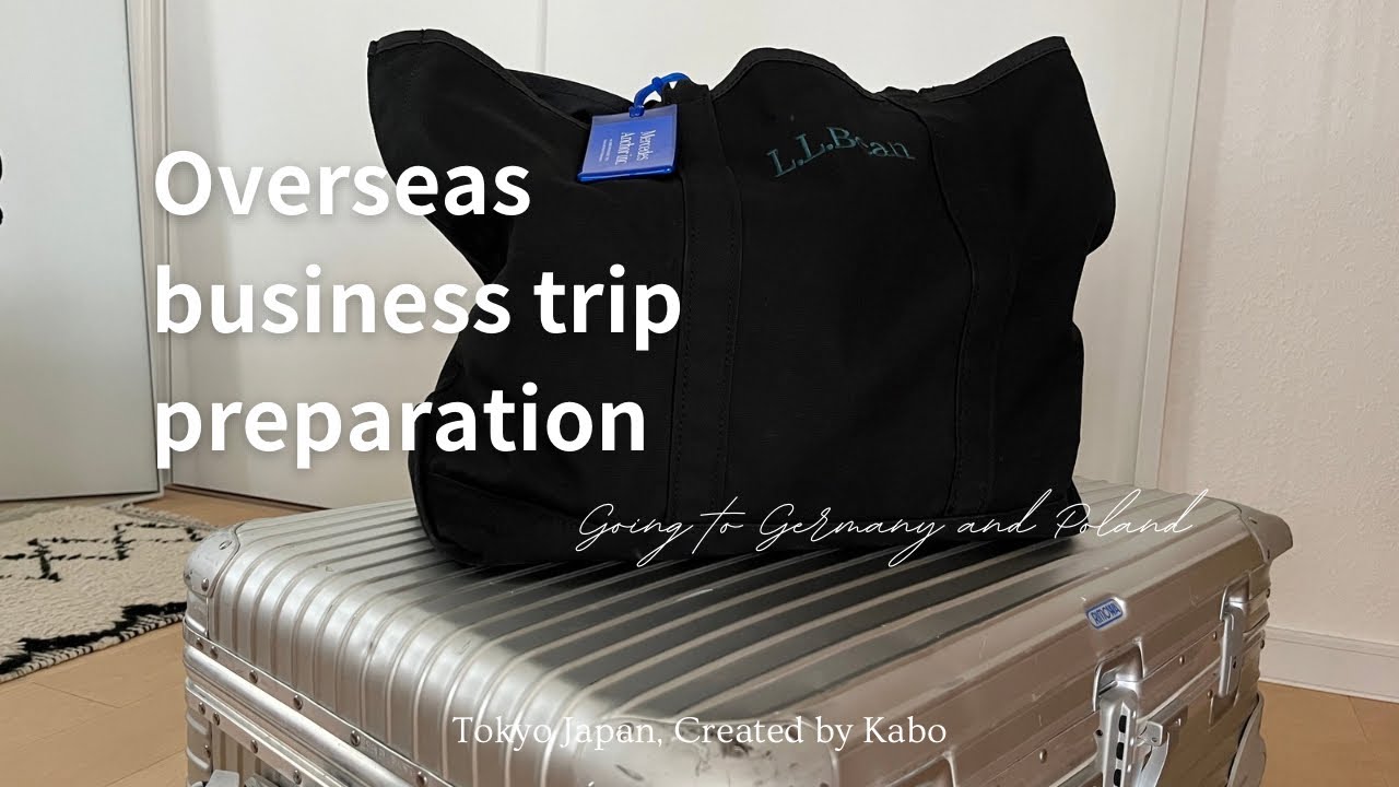 PACKING｜商社営業OLの5泊7日の海外出張準備をした日の記録🥨 手土産購入、パッキング、手荷物準備など。