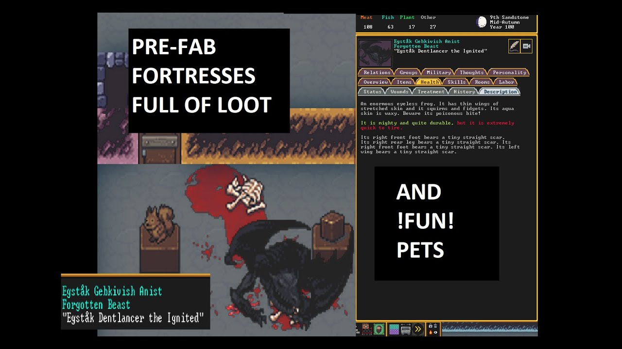 Dwarf Fortress Explained Poorly: RECLAMATION MODE