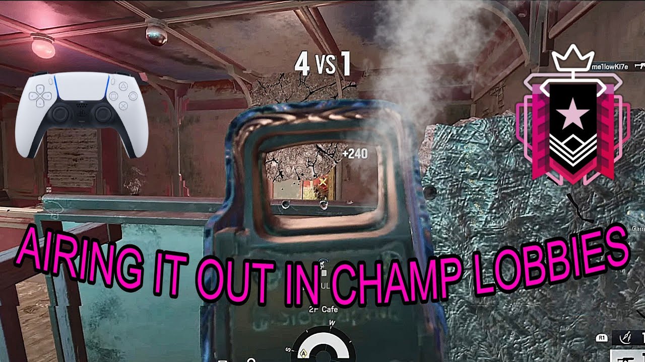FRAGGING IN 3K CHAMP LOBBIES | Siege X Ranked Controller Clips