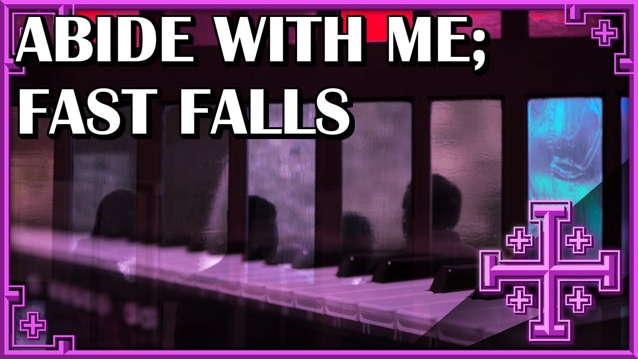 Abide with Me; Fast Falls (EVENTIDE - Monk) - With Lyrics - 4 Part Harmony
