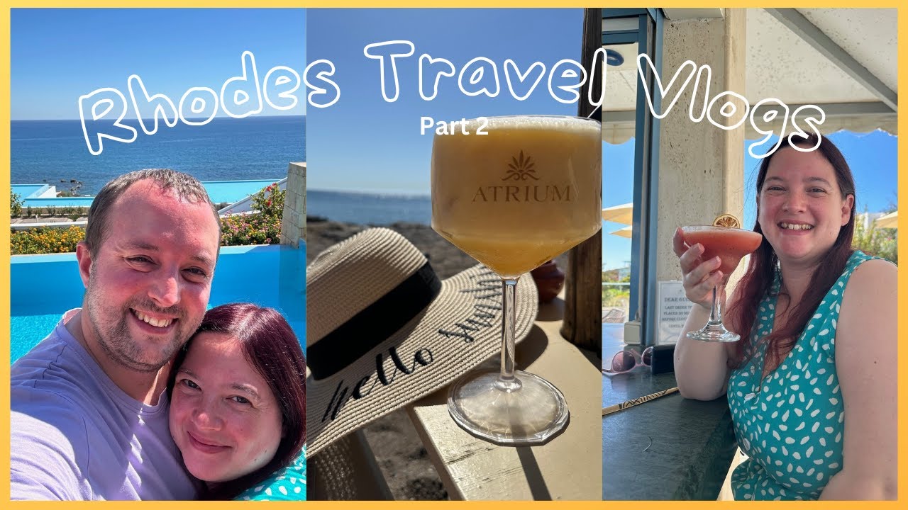 🇬🇷🏝️Rhodes Travel Vlog🍹 | Part 2 | Life With Stefy✨