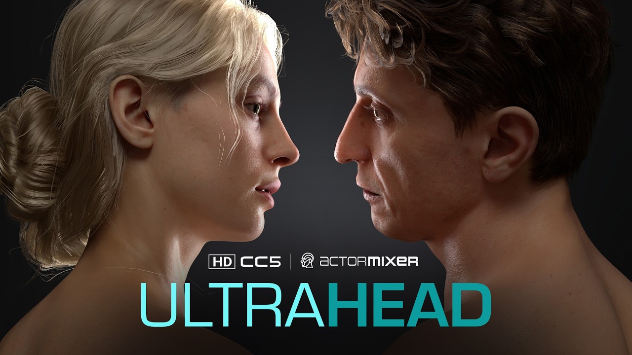 Create Hyper-Real 3D Characters with Ultra Head | Character Creator 5