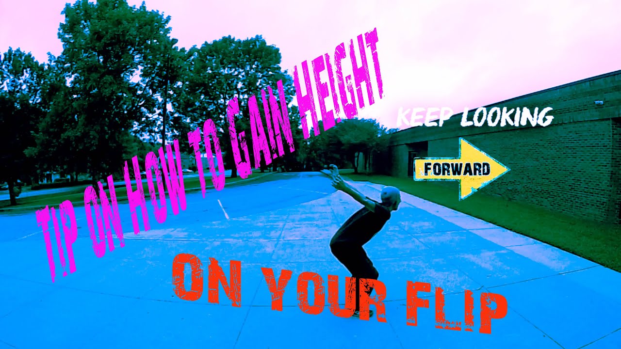 Tip On How to Gain Height on Your Flip  Front Flip, Back Flip, Side Flip  Parkour and Freerunnning