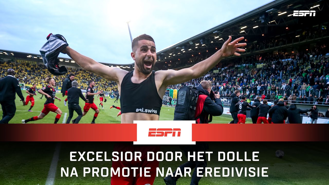 FEESTVREUGDE bij EXCELSIOR na PROMOTIE terug naar EREDIVISIE! 🤩