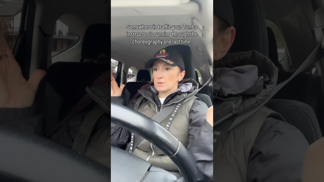 We've all been this Zumba instructor in traffic, right? #zumbaproblems