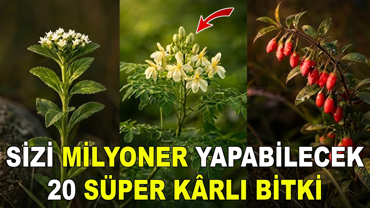 Sizi Milyoner Yapabilecek 20 Yüksek Kârlı Bitki. NİŞ PAZAR ÜRÜNLERİNDEN ZENGİN OLMA SIRRI