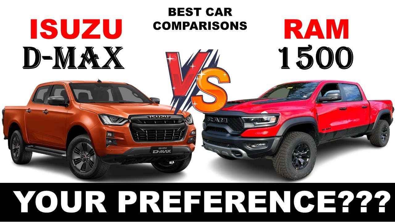 ALL NEW Isuzu D-MAX Vs ALL NEW RAM 1500 | Which one do you prefer?