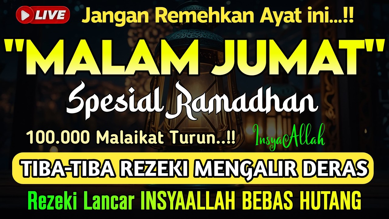 🔴LANGSUNG DIKABULKAN..‼️CUKUP PUTAR SEKALI DAN DENGARKAN, 100 RIBU MALAIKAT TURUN | REZEKI LANCAR