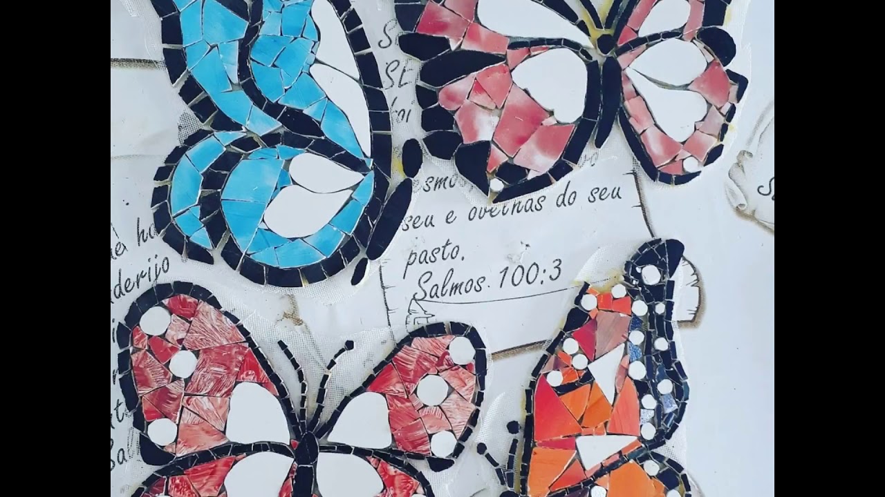 Casa Necchi: Mosaicos feitos no atelier.