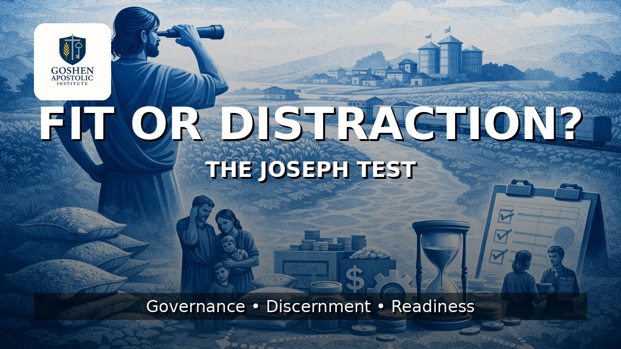 Fit or Distraction? The Joseph Test for Every Opportunity | Joseph Governance Signal Stack #goshen