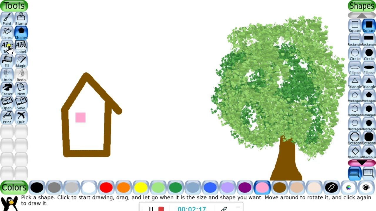 Learn Tux Paint