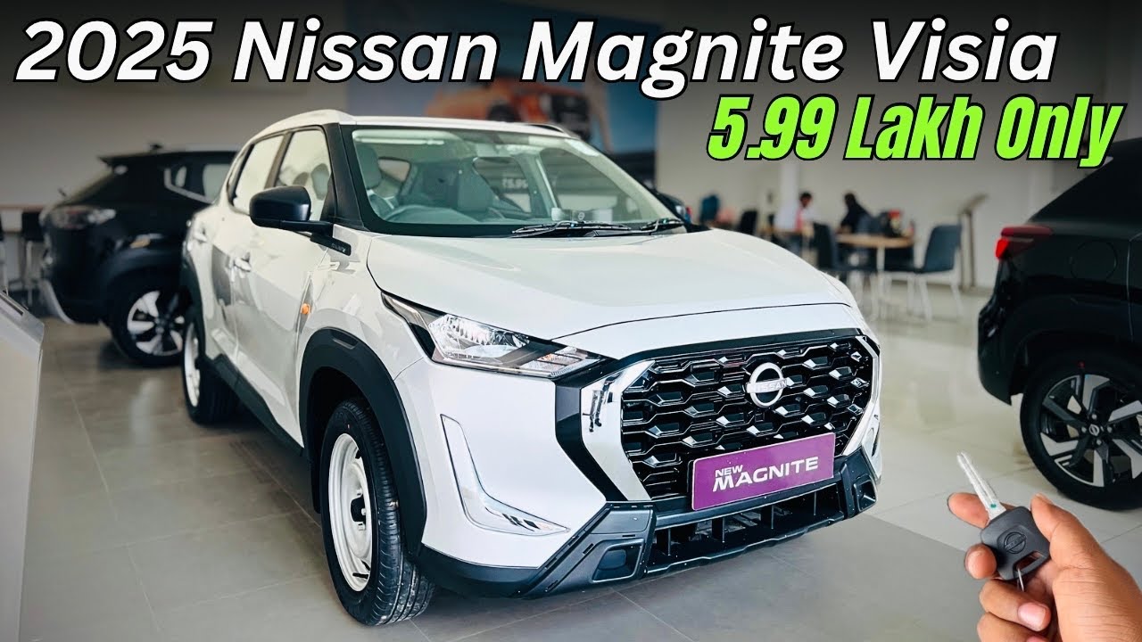 New Updated ❤️ Nissan Magnite Visia Base Model Full Review ✅ Price & Features 🔥 2025 Model