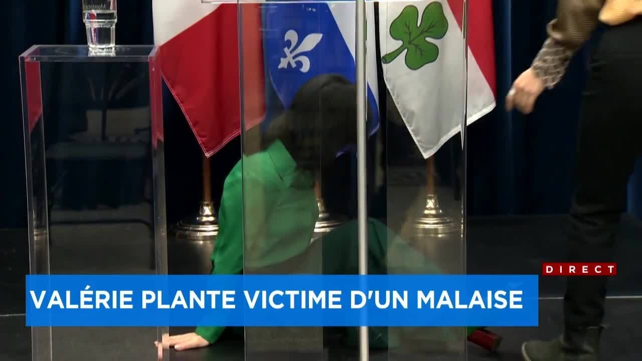 En plein point de presse: Valérie Plante victime d’un 2e malaise en sept mois - Explications 17h