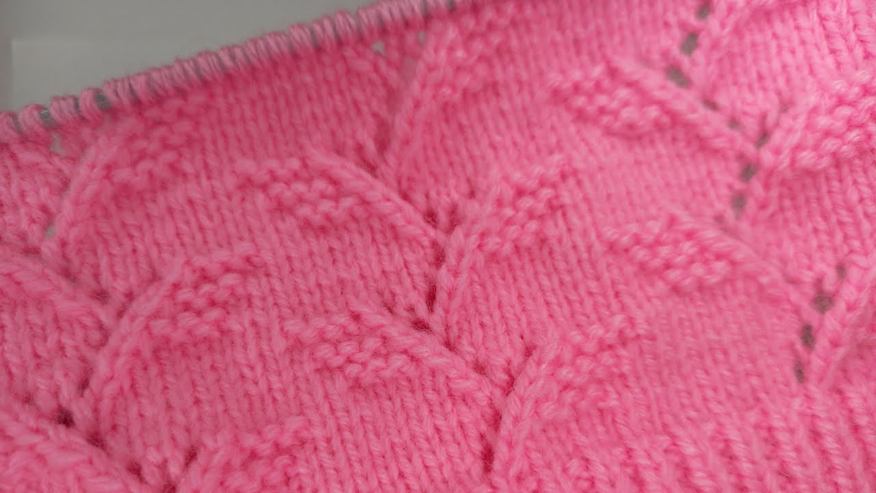 HERMOSO PUNTO TEJIDO A DOS AGUJAS | ROSSY TV 💓