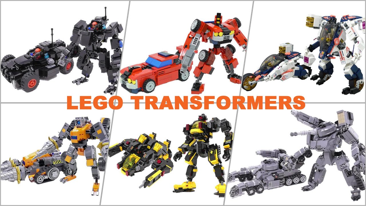 LEGO Трансформирующиеся роботы (Мои собственные творения)