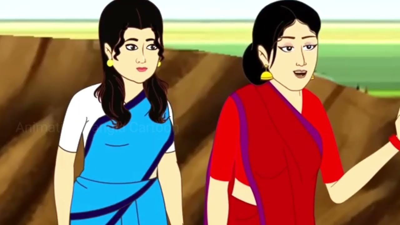 দুই গরীব বোনের পুকুর কেটে দুই তালা বাড়ি part 2। Village story l Thakurmar jhuli l Rupkothar Golpo
