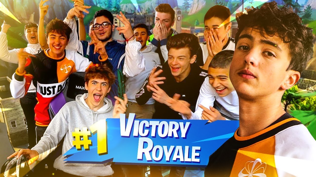 MES POTES DE CLASSE DÉBARQUENT CHEZ MOI POUR FAIRE TOP 1 SUR FORTNITE BATTLE ROYALE !