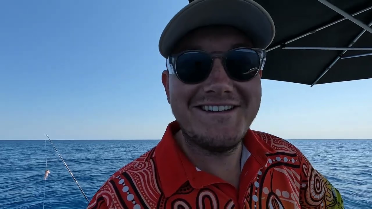 Exploring new fishing grounds off Port hedland.