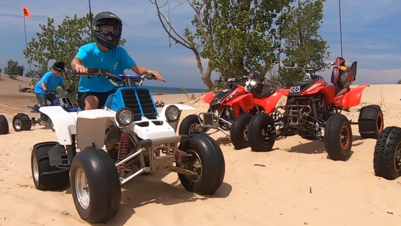 Titanium 250R | Banshee Mitten Riders | Riding a YFZ450R