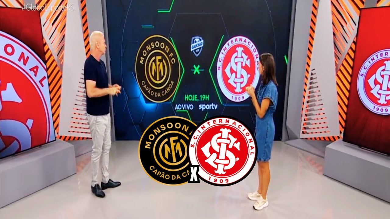 GLOBO ESPORTE RS INTER - INTER ENFRENTA O MONSOON COM NOVIDADES NO TIME TITULAR