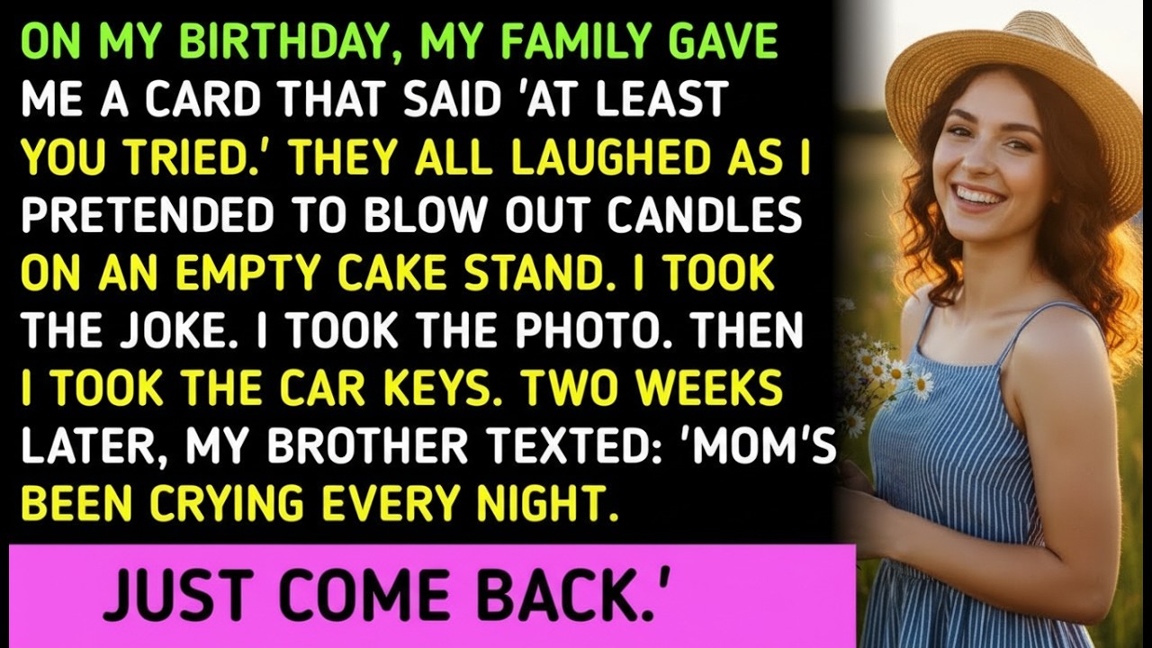 They Mocked Me With A Birthday Card That Said “At Least You Tried” — Months Later, They ...