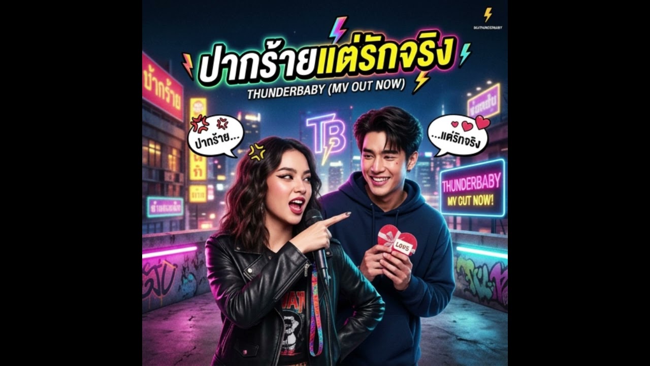 เพลง ปากร้ายแต่รักจริง  Official MV Thunderbaby