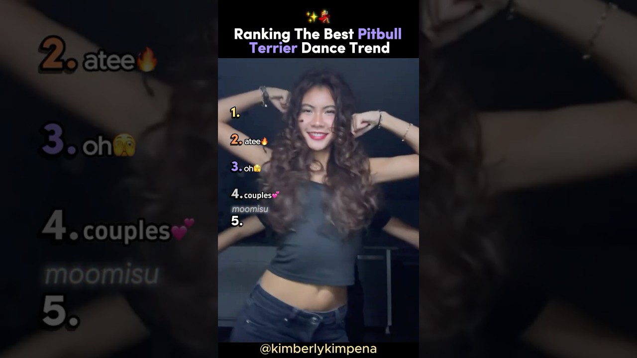 Ranking The Best PITBULL TERRIER Dance Trend ✨ #tiktokviral