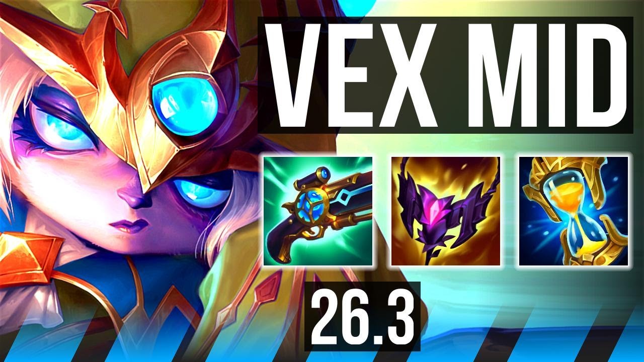 VEX vs AHRI (MID) | Good KDA: 19/1/8 | NA Challenger | 26.3