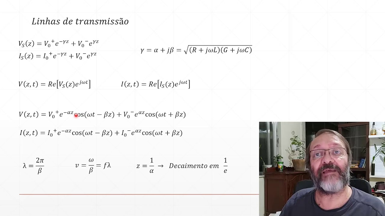 Aula 29 - Ondas EM Linhas de Transmissão