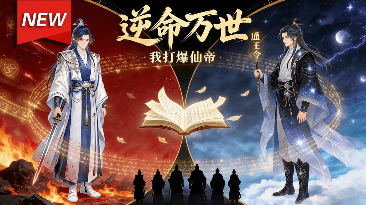 MULTISUB📢新番上线《逆命万世，我打爆仙帝》第1~60集丨苏尘发现携带的金手指是一本逆命书，死后可根据人生成就，获取逆命点，不断地轮回转世！#漫剧 #破晓动漫社