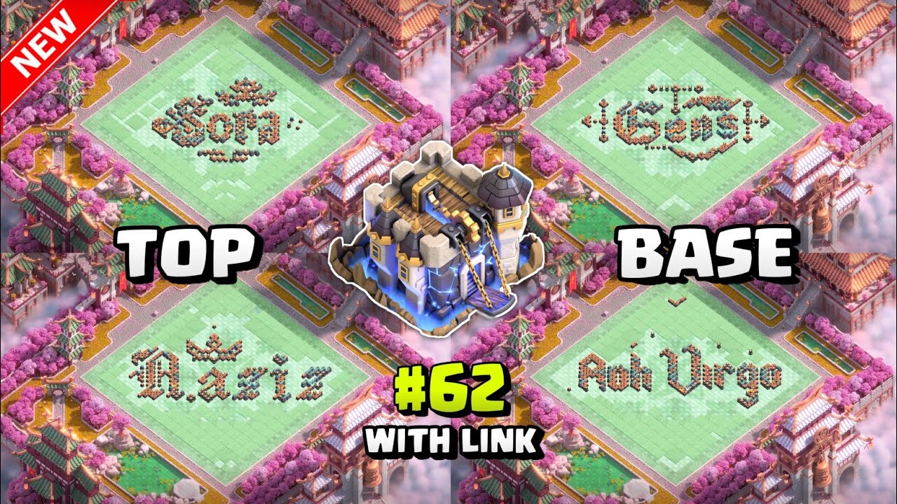 TOP 10 BEST Town Hall 18 (TH18) Art/Troll/Funny Base Layout + Copy Link | TH18 TROLL BASE | #62