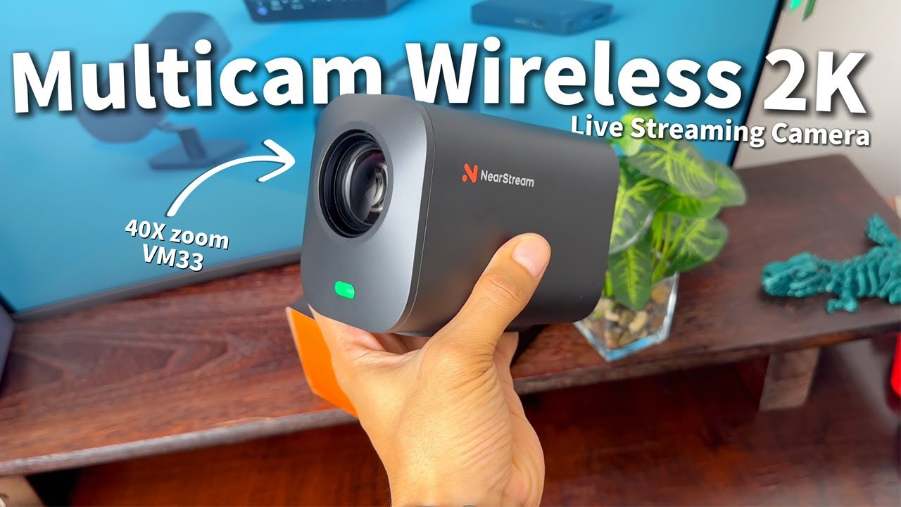 This WIRELESS 2K Live Stream Camera Will Change Your Content Creation - NearStream VM33 Review!