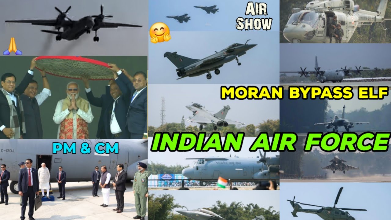Emergency Landing Highway In Moran Bypass | First Time AIR Show | IAF Refale Performs Touch PM Modi 