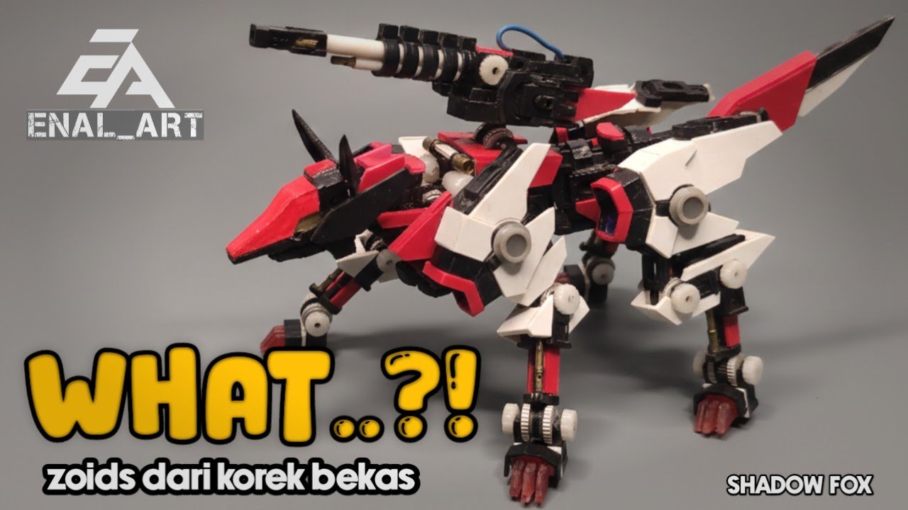 ZOIDS Handmade dari korek Bekas | DIY Recycled Mecha Model