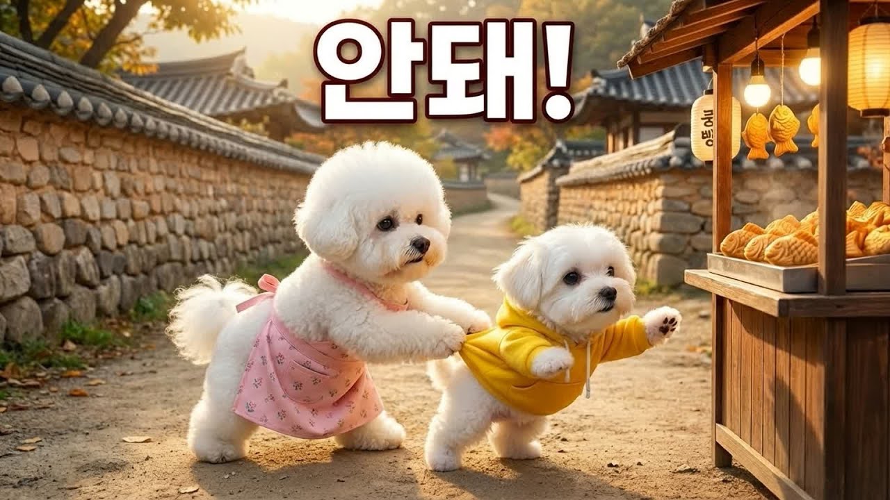 Ep.25 비숑 아기와 할머니의 붕어빵 비밀 탈출! (결말 반전) 😱