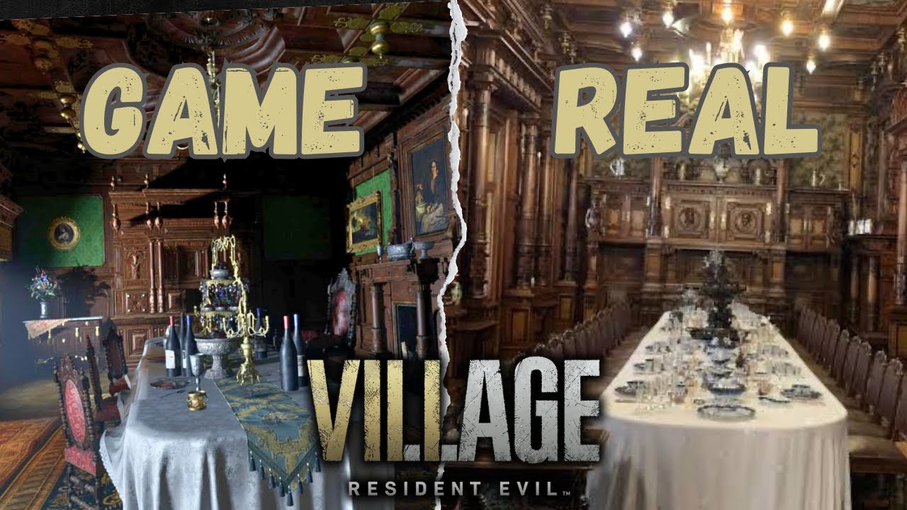 I visted The REAL Resident Evil 8 Village castle Dimitrescu - Biohazard
