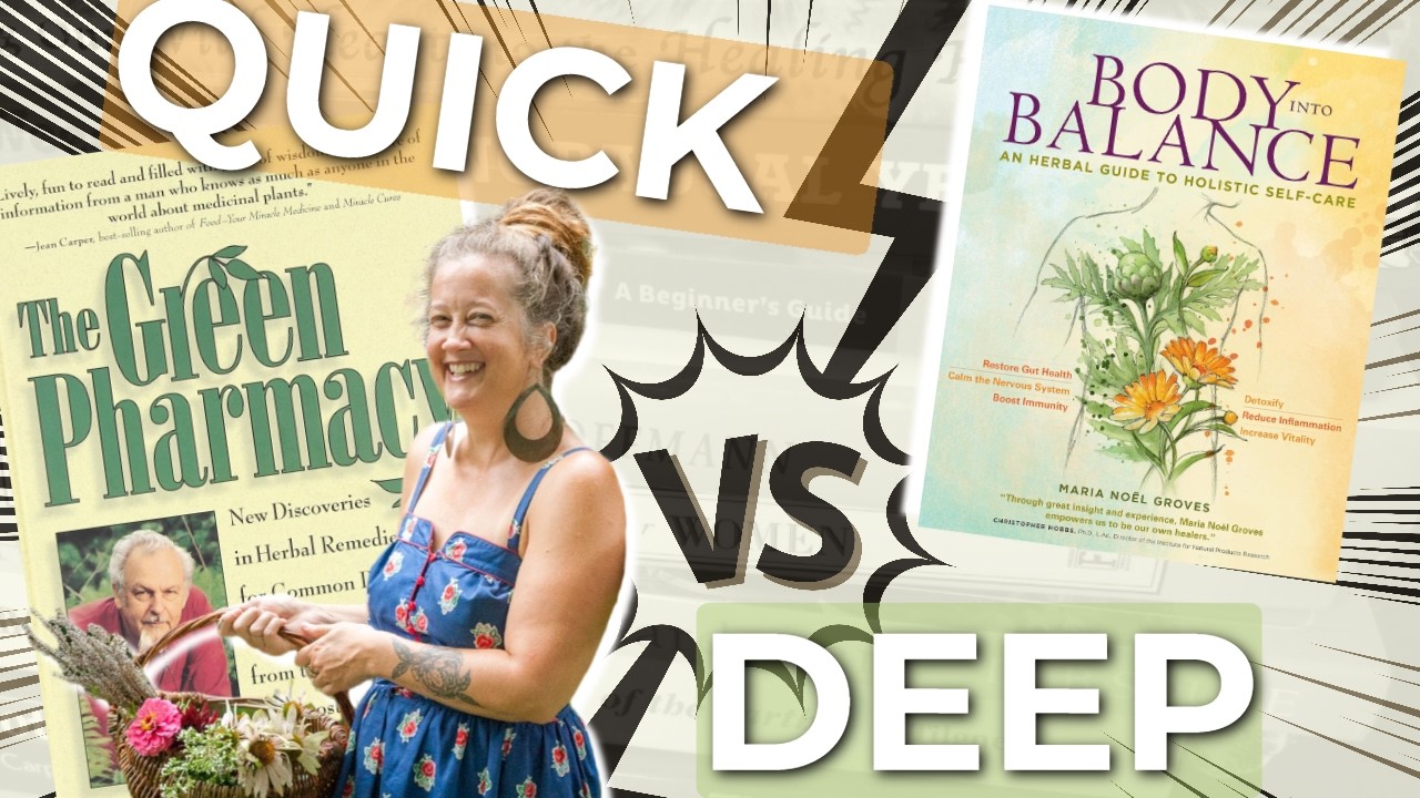 QUICK REFERENCE OR DEEP DIVE? Finding the Right Herbal Book For Your Library 🌿Stories From The Earth