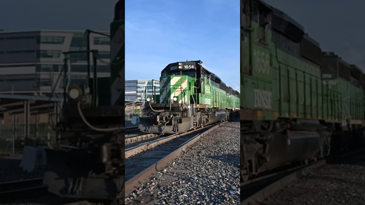epic BN duo on BNSF local!!! #train #railroad #railway #bnsf #railfaning #bnsftrains