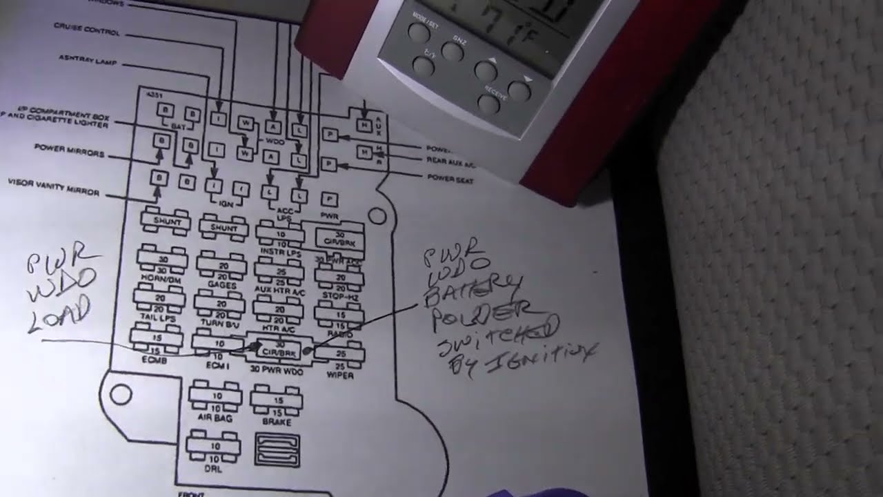 Astro van (94) Video Diary 1/10/2024 repairing the fuse block broken pins