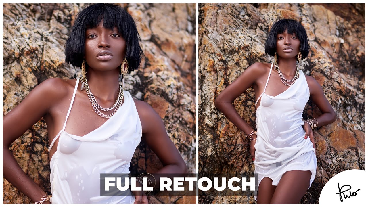PHOTOSHOP RETOUCHING TUTORIAL | Editing a Natural Light Dark Skin Portrait from Start to Finish