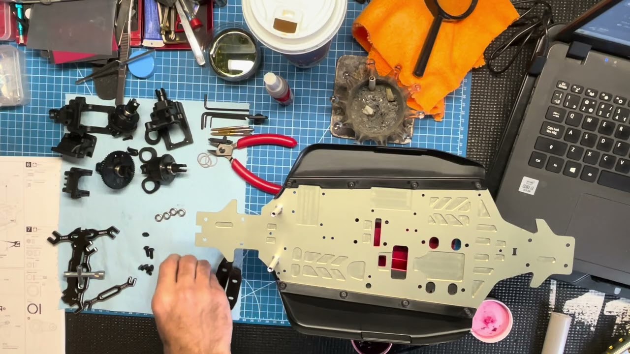 Mp11 kit build bag 2 #rc #automobile 