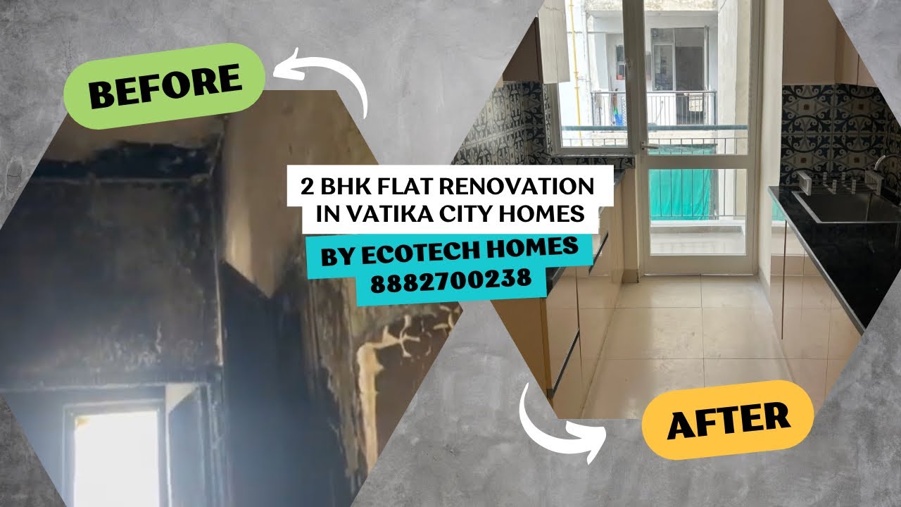 Flat Renovation in Vatika city homes #best #trending #latest #Ecotech Homes Gurgaon
