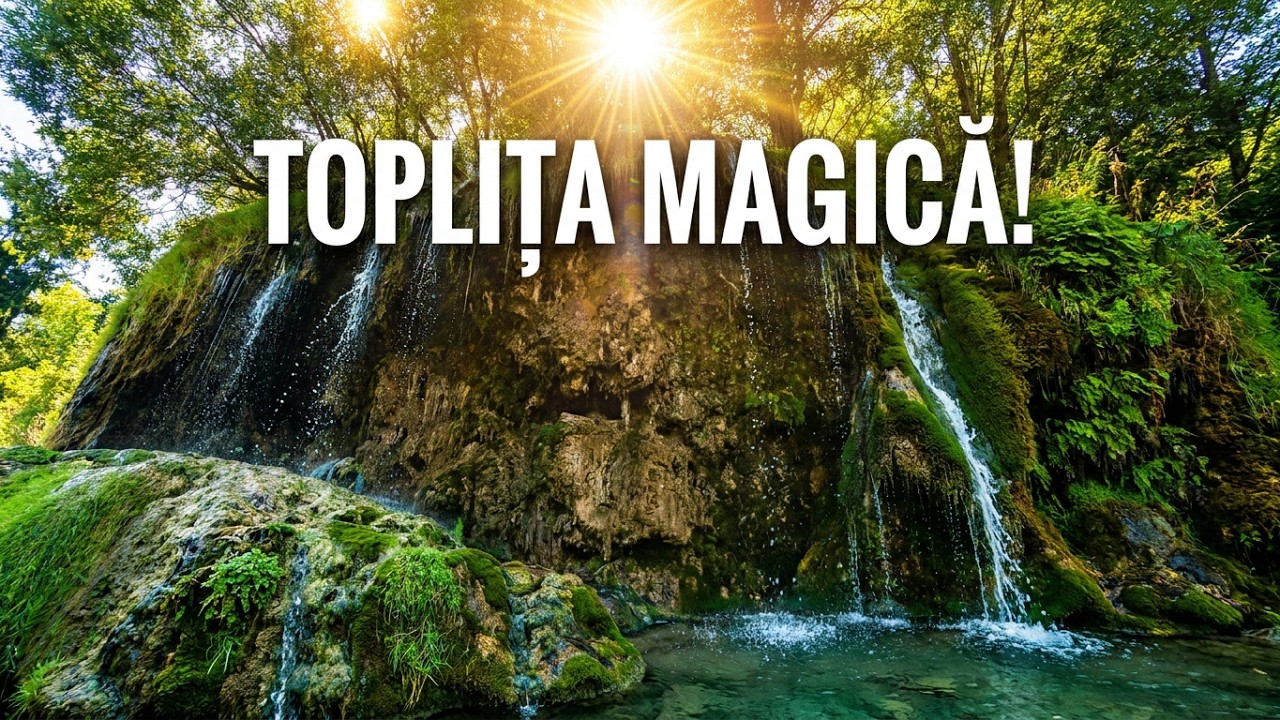 Cascada cu apă termală din Toplița – unică în România