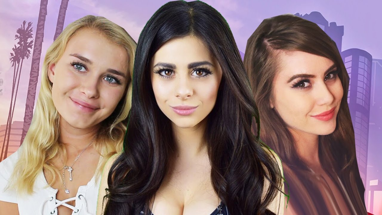 AZZYLAND vs. LEAH ASHE vs. IAMSANNA - GTA 5 Online FUNNY MOMENTS