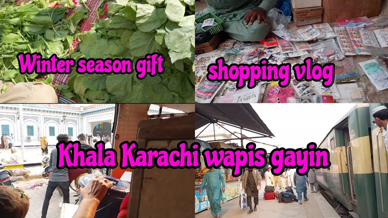 Weeding season vlog|Khala Karachi wapis gayin|shoppingvlog|Winter season gift|#weeding#minivlog 
