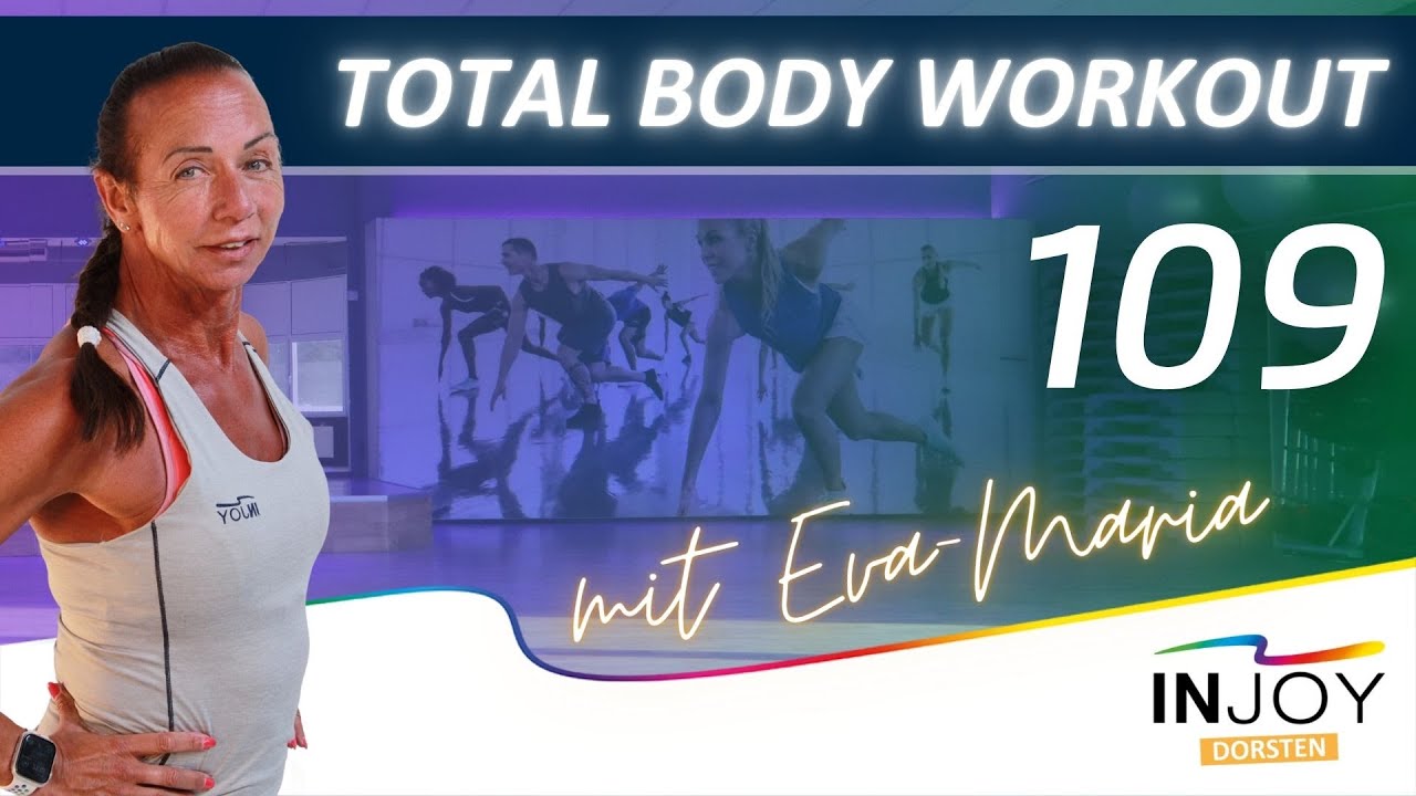 #109 // 55 Minuten TOTAL BODY WORKOUT  〢  INJOY LIVE WORKOUT  〢  mit EVA-MARIA