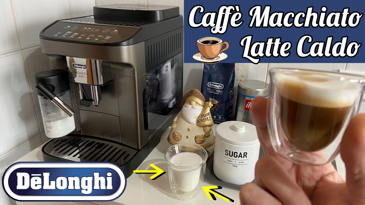 Funzione My Latte per Fare il Caffè Macchiato e il Latte Caldo con la Delonghi Magnifica Evo 2022