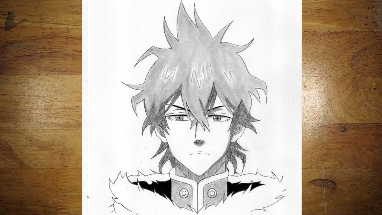 How to Draw Yuno Black Clover | Easy Step By Step Tutorial